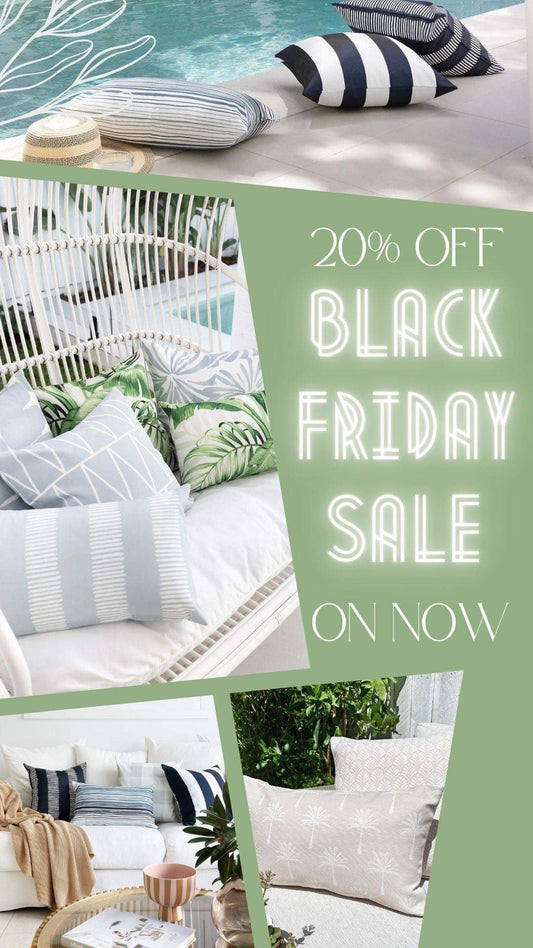 “Elevate Your Outdoor Space with Great Outdoor Cushions: 20% Off Store-Wide!