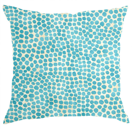 Puff Dotty Turquoise