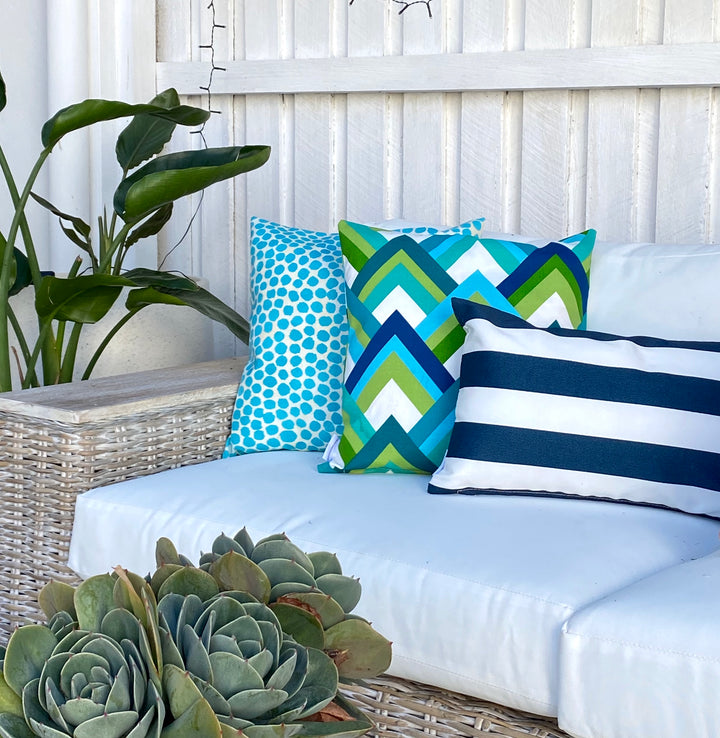 Puff Dotty Turquoise