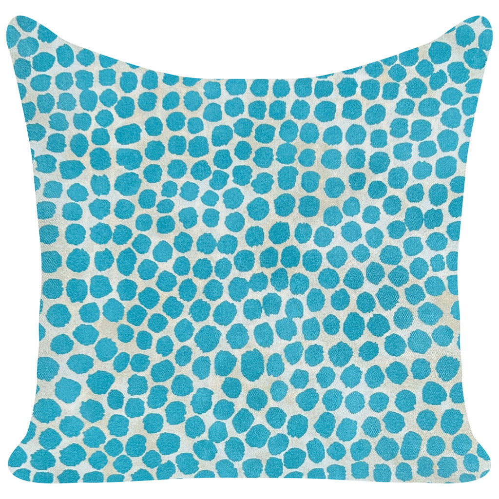 Puff Dotty Turquoise